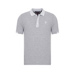 Short Sleeve Polo // Gray Mélange + White Trim (M)