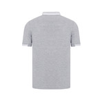 Short Sleeve Polo // Gray Mélange + White Trim (M)