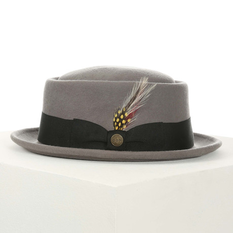 Pablo Grosgrain Hat // Grey (S)