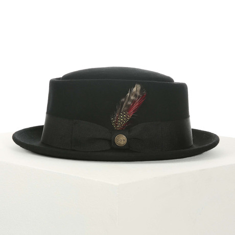 Pablo Grosgrain Hat // Black (S)