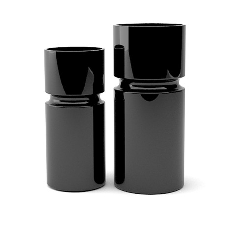 Nomi Cylinder // Black Shiny (10"L x 4"Dia)