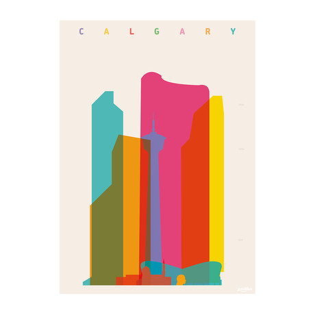 Calgary (16.5"W x 11.7"H)