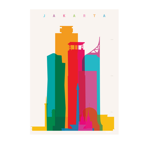 Jakarta (16.5"W x 11.7"H )