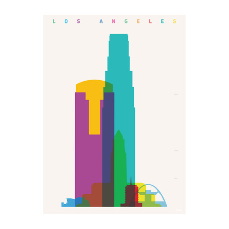 Los Angeles (16.5"W x 11.7"H)