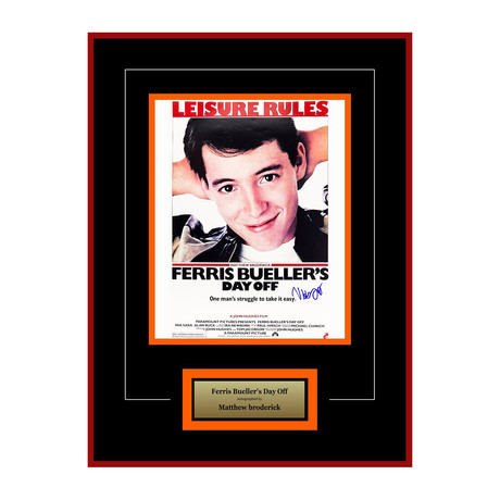 Signed Artist Series // Ferris Bueller's Day Off