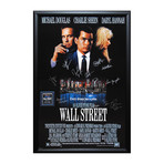 Signed Movie Poster // Wall Street