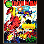 Iron Man Giant Size #1 // Stan Lee Signed // Custom Frame