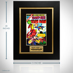 Iron Man Giant Size #1 // Stan Lee Signed // Custom Frame