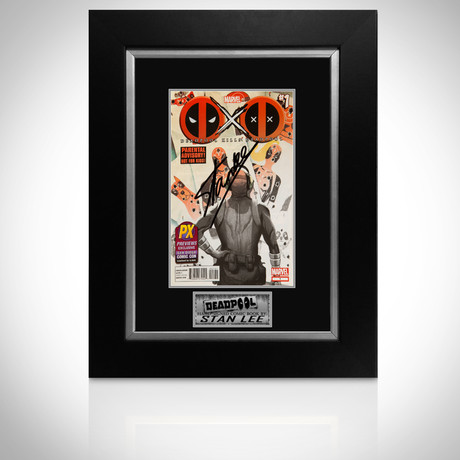 Deadpool Kills Deadpool #1 // Stan Lee Signed // Custom Frame