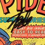 Spiderman: Spidey Super Stories #1 // Stan Lee Signed // Custom Frame