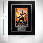 Death Of Captain America #1 // Stan Lee Signed // Custom Frame