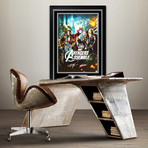 Avengers Posters // Cast + Stan Lee Signed // Custom Frame