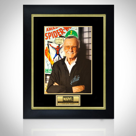 Stan Lee Photo II // Signed By Stan Lee // Custom Frame