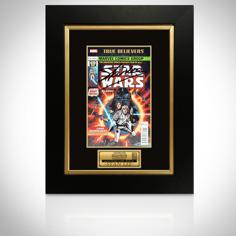 Star Wars: True Believers #1 // Stan Lee Signed // Custom Frame