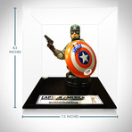 Captain America Bust Statue // Stan Lee Signed // Custom Museum Display