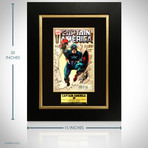 Captain America #1 // Stan Lee Signed // Custom Frame