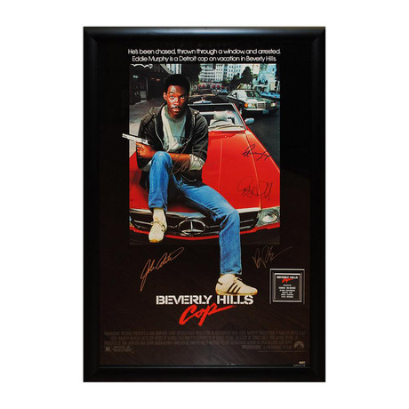 Signed Movie Poster // Beverly Hills Cop