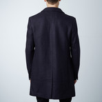 Gaspard Long Coat // Loud Blue (XL)
