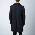 Bastien Long Coat // Dark Melange (L)