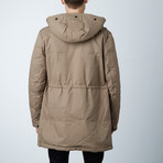 Baron Parka W/ Detachable Fur on Hood // Wood (XS)