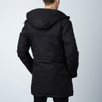 Pearson Parka W/ Detachable Fur on Hood // Black (XS)