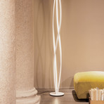 Twist LED Floor Lamp (White)