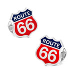 Route 66 Cufflinks // Sterling Silver