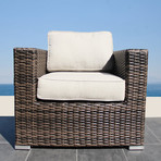 Sevilla 3 Piece Fire Pit Lounge (Grey)