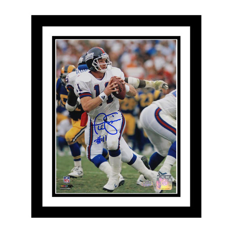 Phil Simms Signed Framed Photo // 8"W x 10"H
