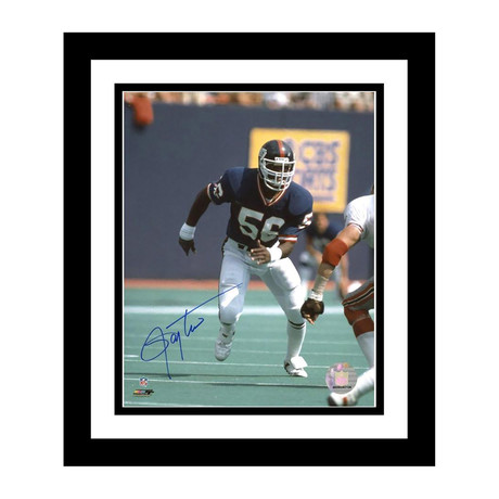 Lawrence Taylor Signed Framed Photo // 8"W x 10"H
