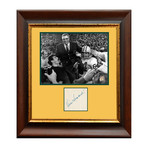 Vince Lombardi Signed Autograph Framed Display