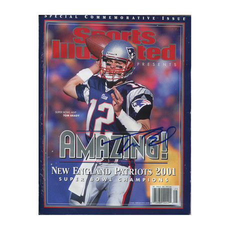 Tom Brady Signed Sports Illustrated Magazine