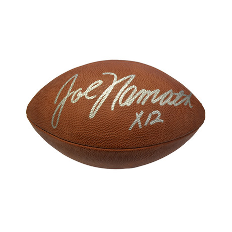 Joe Namath Signed Football