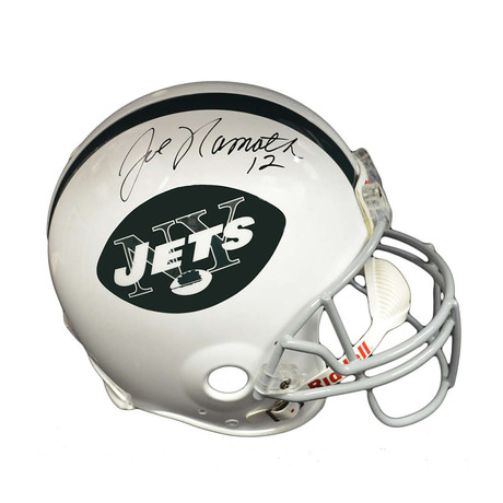 Joe Namath Signed New York Jets Helmet