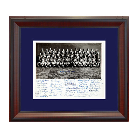 1955 New York Giants Team Signed Photo
