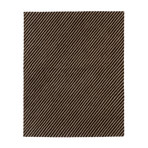 Pinstripes // Cocoa (3'W x 5'H)