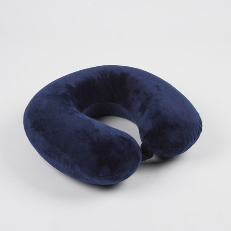 World's Best Cushion Soft Memory Foam Pillow // Navy