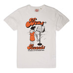 Golden Notes Tee // White (XS)