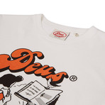 Golden Notes Tee // White (XS)