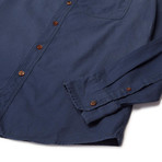 Ralph Overdye Dobby Shirt // Navy (XS)