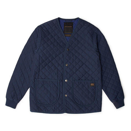 Hodge Quilted Liner Jacket // Navy (XS)