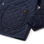 Hodge Quilted Liner Jacket // Navy (XS)