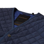 Hodge Quilted Liner Jacket // Navy (XS)
