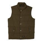 Carson Vest Jacket // Bark (XS)