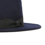 Indi Grosgrain Fedora // Blue (XL)