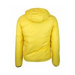 Reversible Hooded Puffer Jacket // Yellow (3XL)