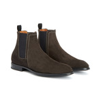 Damon Dress Suede Shoes // Charcoal (US: 7.5)
