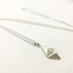 Ethereum // Silver Necklace (20” Chain)