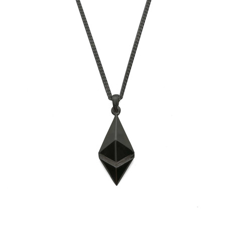 Ethereum // Black Rhodium // Necklace (20” Chain)