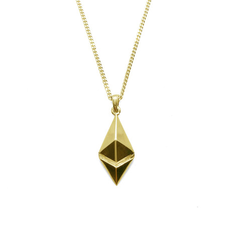 Ethereum // Gold Necklace (20” Chain)